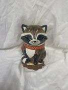 Ceramic Raccoon Cookie Jar