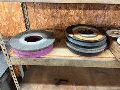 Metal Shelf & Contents