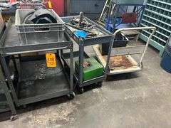 (3) Rolling Carts & Contents