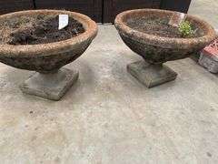 Pair of Large Garden Urns