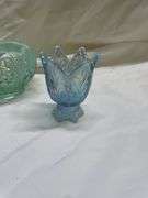 Fenton Carnival Glass Candle Holders