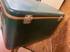 Large Green Cooler with Handle and Spigot