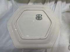 Ironstone China Covered Dish and Stand