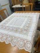 Embroidered and Crocheted Table Linens