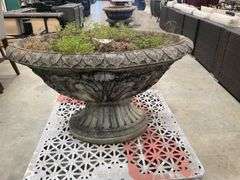 Large Concrete Garden Urn