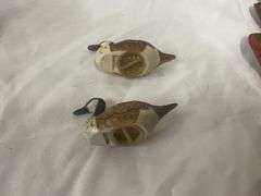 Goose Figurine with Duck Table Decor