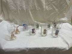 (9) Disney Glassware Collection