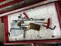 Red Rolling Tool Box & Contents