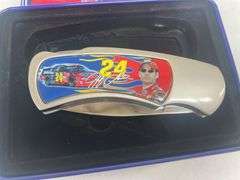 Jeff Gordon Pocket Knife with Display Tin