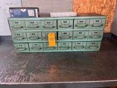 Metal Cabinet with Pull Out Drawers for Parts