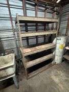 (9) Metal Shelves