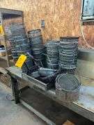 Large Group of Metal Wire Baskets