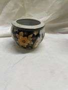 Oriental Floral Vase and Flower Pot