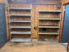 (3) Metal Shelves