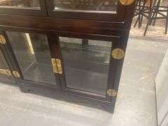 Wood and Glass Display Cabinet