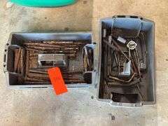 (2) Plastic Boxes of Allen Bits and Chisel Points