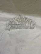 (2) Pressed Glass Pitchers and Leaded Crystal Napkin Holder