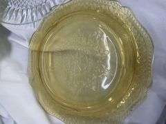 Depression Glass Plate Collection