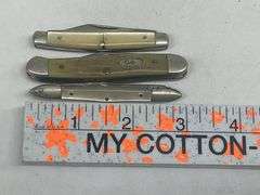 (3) Small 2-Blade Pocket Knives