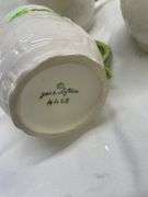 (4) Geo. Z. Lefton Floral Mugs