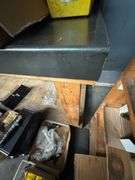 Wood Frame with Metal Top Table