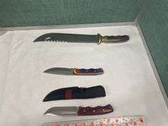 (3) Fixed Blade Knives