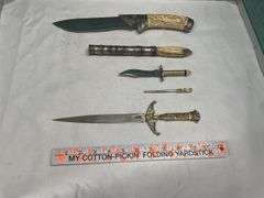 (4) Assorted Knives and Daggers
