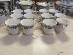 Formalities by Baum Bros Holly Berry China Set