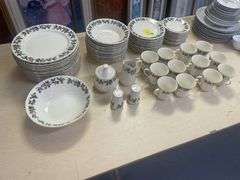 Formalities by Baum Bros Holly Berry China Set