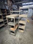 (9) Metal Shelves