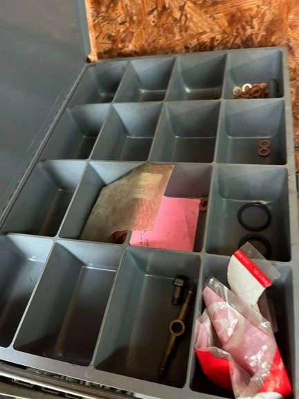 Metal Cabinet with Drawer Trays