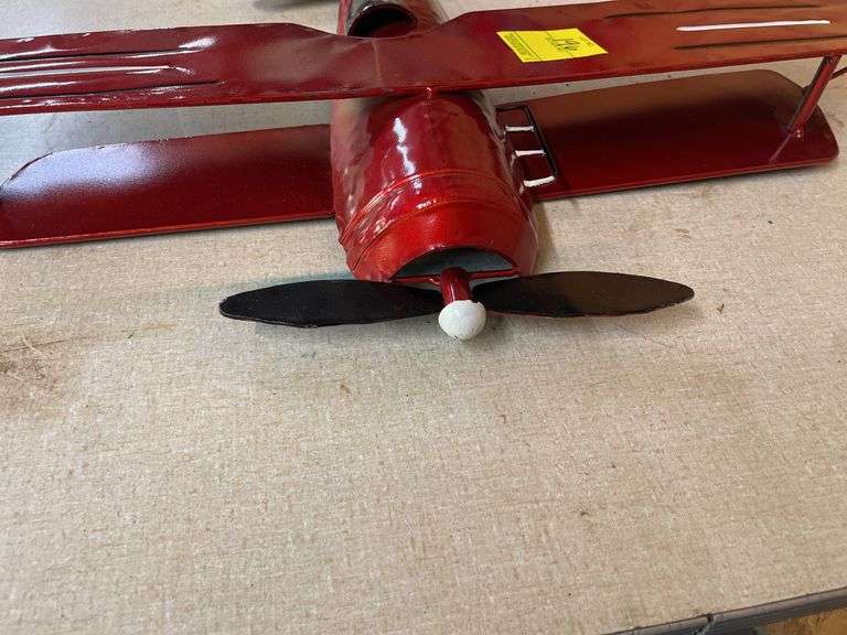 Metal Decorative Airplane Wallhanger