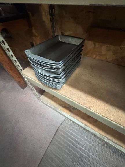5-Shelf Metal Rack & Contents