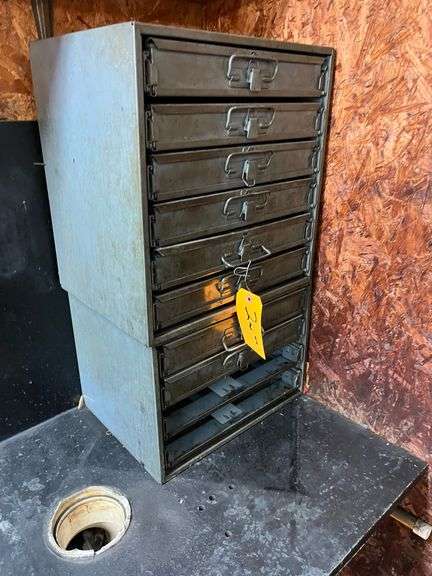 Metal Cabinet with Drawer Trays