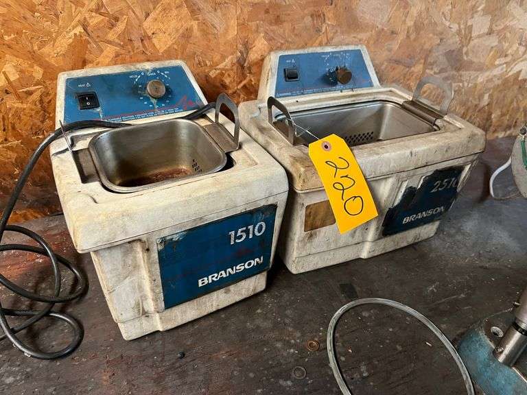 Branson 1510 & 2510 Bransonic Ultrasonic Cleaners