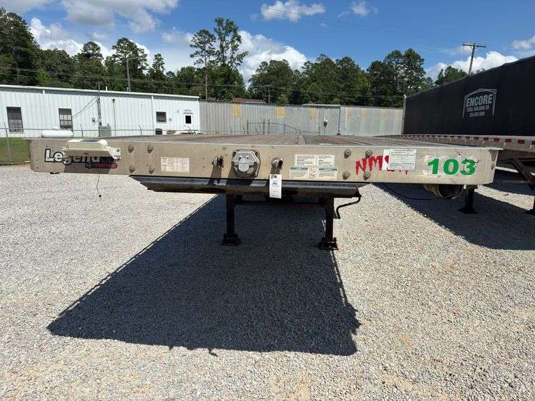 2018 Manac Aluminum 53 FT. Flatbed Trailer