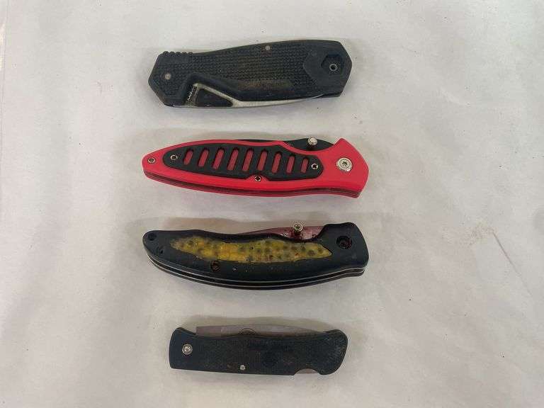(4) Folding Pocket Knives image