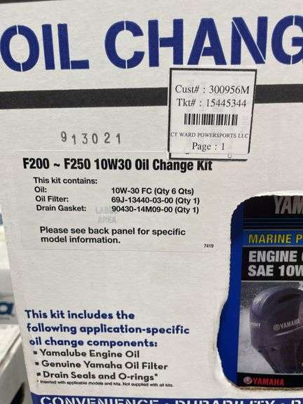 (2) Yamalube Oil Change Kits