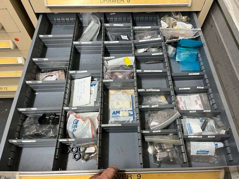 Vidmar by Stanley Parts Cabinets & Contents