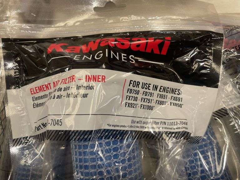 (4) Kawasaki Element Air Filter-Inner