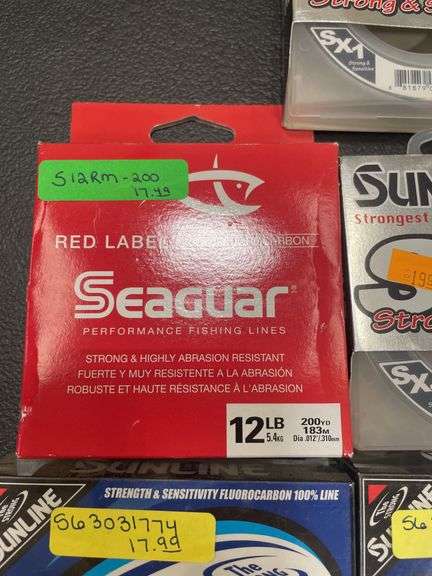 (5) 10-12 Lb Fishing Line