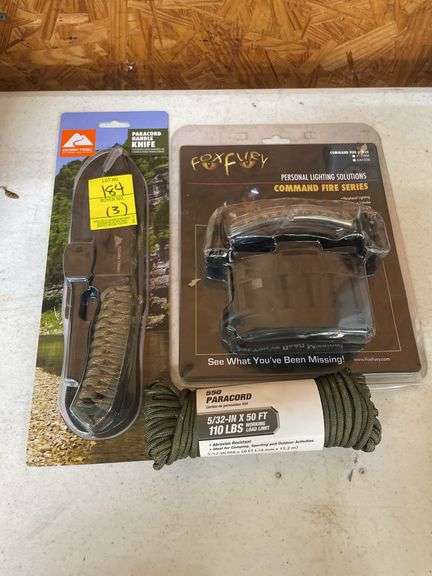 Knife, Light, and Paracord Bundle image