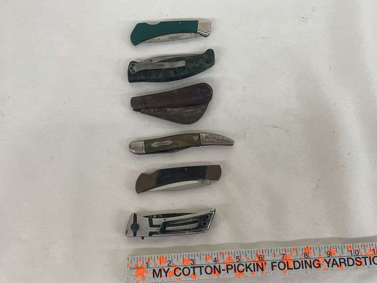 (6) Single-Blade Pocket Knives