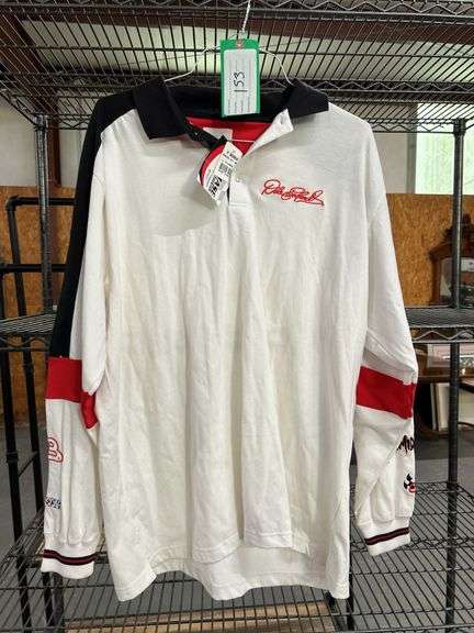 Dale Earnhardt Long Sleeve Polo Shirt