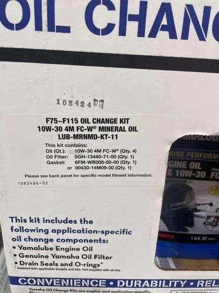 (2) Yamalube Oil Change Kits
