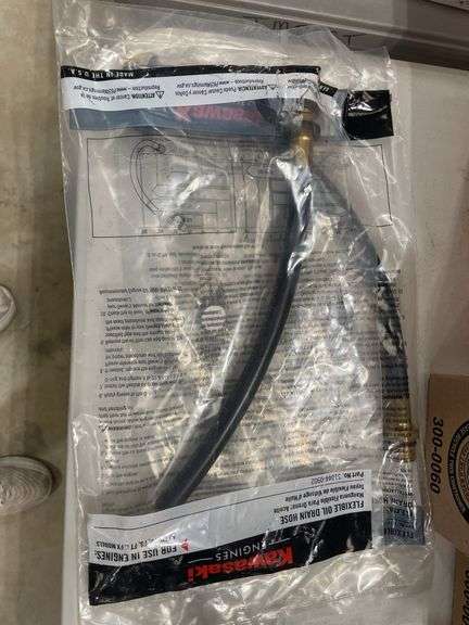 (2) Kawasaki Flexible Oil Drain Hose