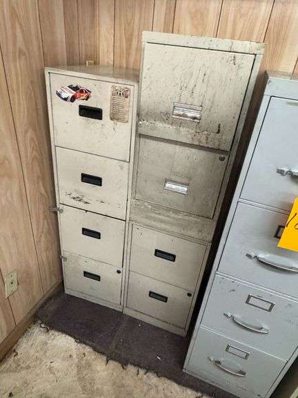(4) Large File Cabinets