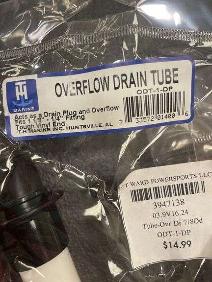 (3) Overflow Drain Tubes
