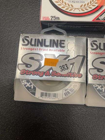 (5) 20-40 Lb. Test Fishing Line