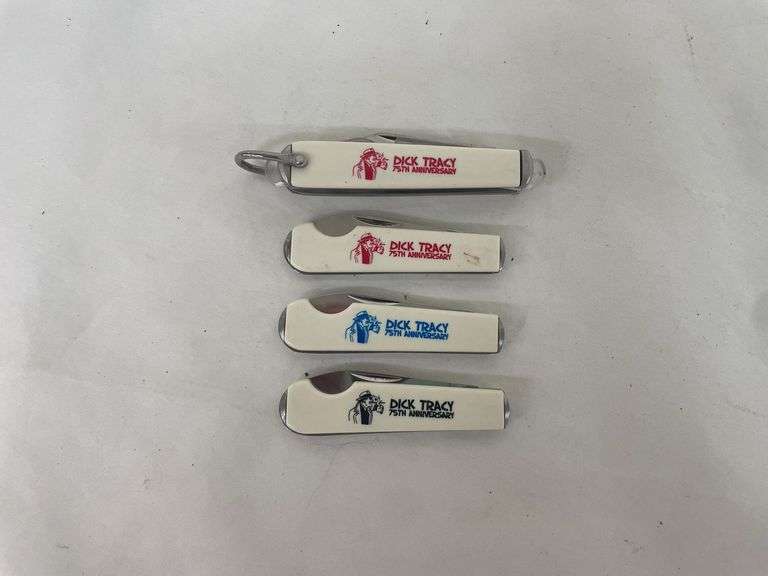 (4) Dick Tracy Novelty Pocket Knives image
